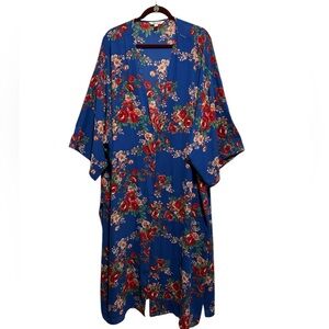 The Pioneer Woman Floral Blue Kimono Robe XXL